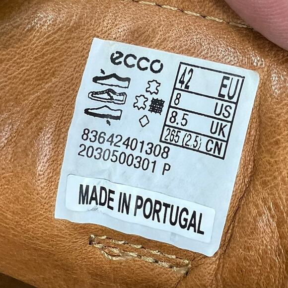 |•ECCO•| Men's ST1 Hybrid Lite Brogue Tie Oxford Shoes Sz 42 - Picture 12 of 14